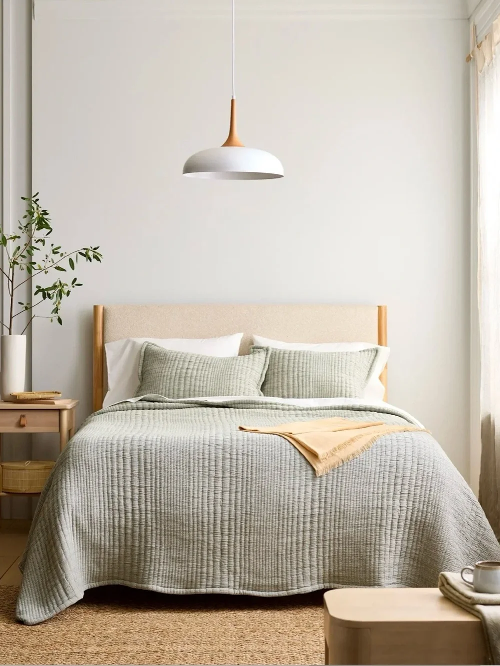 Quince twin coverlet